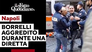 Napoli pugni e sputi contro Borrelli il deputato stava girando un video sui parcheggiatori abusivi [upl. by Boothman395]