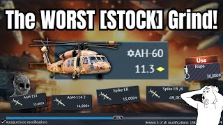 INSANELY Painful STOCK Grind Experience💀🔥This Heli is absolutely UNIQUE  War Thunder💥 [upl. by Livvi]