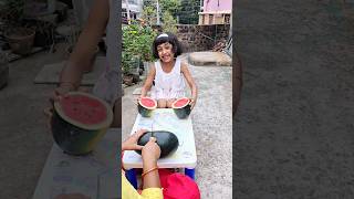 How I cutting water melon 🍈shortsvideo funny trending youtubeshorts funnyvideo [upl. by Ecinaej]