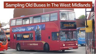 Sampling Old Buses In The West Midlands  National Express WM [upl. by Ayidah664]