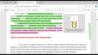 Vapour Pressure and Manometric Method [upl. by Odoric83]