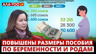 Повышены размеры пособия по беременности и родам в два раза [upl. by Fenella]