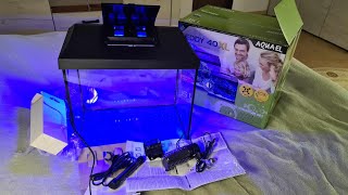 Unboxing și Review acvariu Aquael Leddy 40 XL Day amp Night [upl. by Eloccin971]