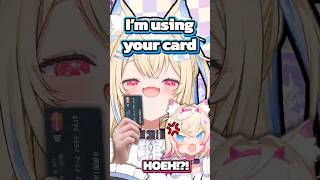 Fuwawa used Mococos credit card without telling her fuwamoco hololiveenglish [upl. by Strepphon]