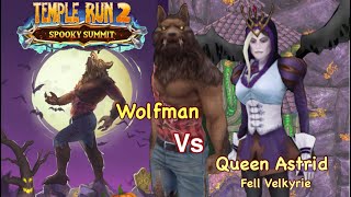 Temple Run 2 Spooky Summit Gameplay Temple Run 2 Wolfman Vs Temple Run 2 Queen Astrid [upl. by Lectra]