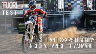 Test  Fantic XX 250 Factory Nicholas Lapucci  Team Maddii [upl. by Aruat]