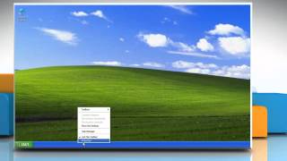 Windows® XP Hide the taskbar [upl. by Laks183]