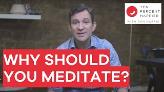 Why Meditate Dan Harris Explains Why Everyone Should Try Meditation amp Mindfulness for Mental Health [upl. by Ginsberg]