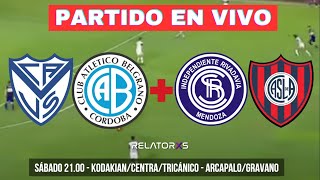 🔴 VELEZ vs BELGRANO  INDEPENDIENTE RIV vs SAN LORENZO  LIGA PROFESIONAL  EN VIVO [upl. by Ikir]