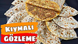 Lahmacun Tadında Kıymalı Gözleme  Mayasız Tarifler [upl. by Nitsyrc617]