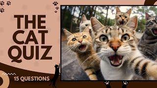 🐱 Do You Love Cats Test Your Cat IQ Cats quiz trivia [upl. by Mikiso]