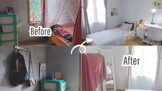 Extreme bedroom makeover 2024  aesthetic bedroom transformation [upl. by Yrtsed]