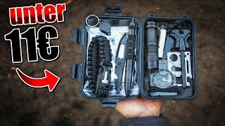 Das GÜNSTIGSTE Survival Kit auf Amazon  Outdoor Bushcraft Ausrüstung  Fritz Meinecke  Gear [upl. by Jd]