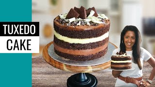 How To Make Tuxedo Cake From Scratch  Easy and Delicious Recipe [upl. by Bridgette]