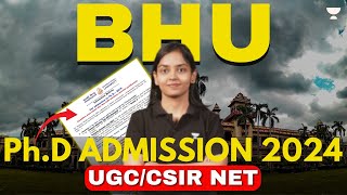 BHU PhD Admission 202425  RET amp RET Exempted  Kanupriya Mam [upl. by Gnuy878]