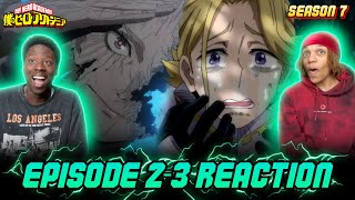 AOYOMA BETRAYAL  STAR AND STRIPES DEATH My Hero Academia S7 Episode 23 Reaction [upl. by Jeremias731]