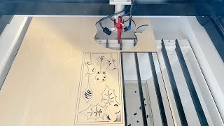 Small 90W Co2 Laser Cutting Engraving Machine for Holiday Gifts [upl. by Nivloc726]