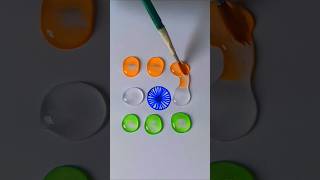 dian🇮🇳Flower🌼india flag colour mixingart satisfying youtubeshorts viralshorts colors flag [upl. by Quennie]