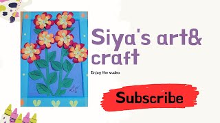 art and craft with siya । video । viral ।youtube [upl. by Nodnahs]