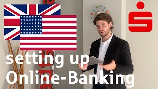 Setting up OnlineBanking in english [upl. by Eki757]