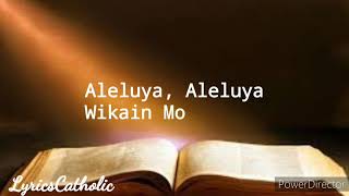 Aleluya  Wikain Mo  Lyrics [upl. by Doralin]