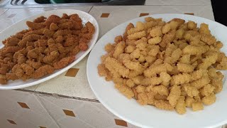 MAKING SNACKS FROM CORN FLOUR [upl. by Airdnaxela]