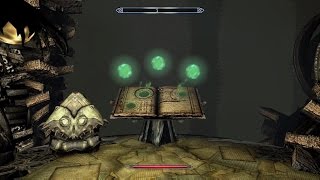 BLACK BOOK IN AHZIDALS TOMB SKYRIM REMASTERED [upl. by Annahsal]