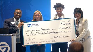 GVSU Fifth Third Foundation Check Signing Celebration [upl. by Namreg]