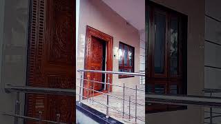 Main door polish melamine glose teak wood woodtech polisi viralvideo trendingshorts [upl. by Amaerd]