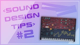 Sound Design Tips 2 Unique plucks with Harmor [upl. by Enneillij]