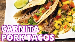 Easy Pork Carnitas Tacos Recipe [upl. by Eedna]