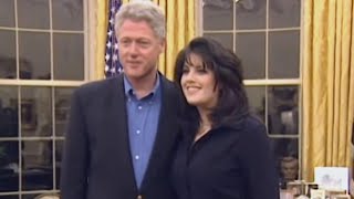 Monica Lewinsky Looks in Awe of President Clinton in Newly Surfaced Video [upl. by Drice997]