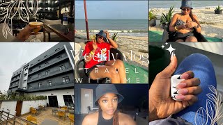 Week in my life as a college student  Vlog  Travel to Lagos with me •beach day [upl. by Jone]