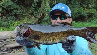 Muskie Trophy Small Mouth Epic Fishing Day [upl. by Hodgson]