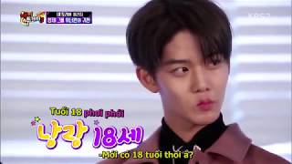 Vietsub Hwang Min Hyun khen Bae Jin Young dễ thương trên Happy together 11012018 [upl. by Ayikan]