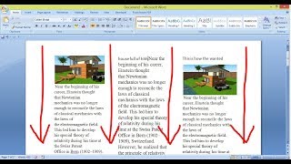 Type in Separate Columns News Paper Style  MS Word [upl. by Eislek]