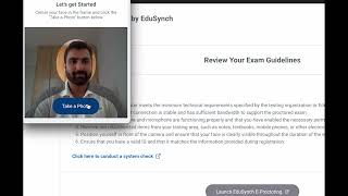 EduSynch EProctoring  Student Demo  Moodle [upl. by Adlesirg363]