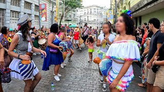 RECIFE PRÉVIA DO CARNAVAL ARRASTAR MULTIDÕES DE FOLIÕES DIA 21 MÊS JANEIRO 2024 DOMINGO [upl. by Aleibarg695]