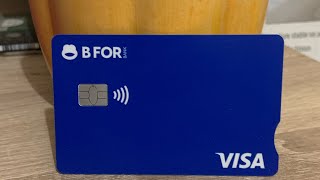 UBOXING  déballage de la cartes bancaire visa bforbasic de bforbank [upl. by Cynarra]