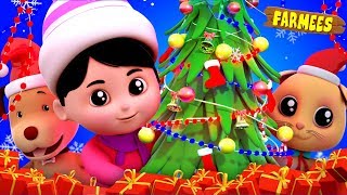 We Wish You A Merry Christmas  Christmas Carols  Christmas Songs  Nursery Rhymes with Farmees [upl. by Clava]