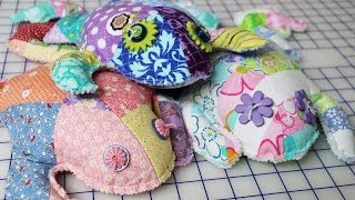 How to Make a Stuffed Frog Toy by Me amp My Sister Designs  Frog Patch Pattern  Fat Quarter Shop [upl. by Lisa]