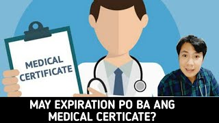 DOC VITTO MAY EXPIRATION PO BA ANG MEDICAL CERTIFICATE [upl. by Graham]