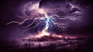 Intense Thunderstorm Sounds for Sleeping  Strong Rainstorm Powerful Thunder Sounds amp Lighning [upl. by Bobbye]