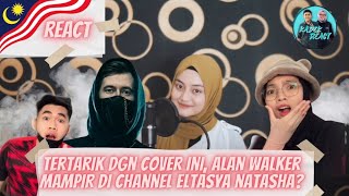 ALAN WALKER ALONE 2  COVER BY ELTASYA NATASHA  MALAYSIA REACT [upl. by Amarette796]