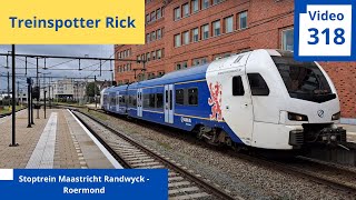 Arriva FLIRT 463 komt aan op station Maastricht met LICHTGROET  29072023  Treinspotter Rick [upl. by Esital]