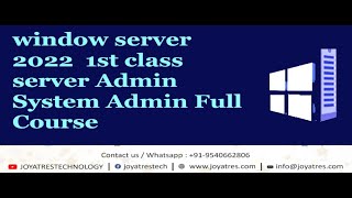 Window server Intro  Server admin  System Admin  IT ADMINSTRATION AND SUPPORT [upl. by Nerrot]