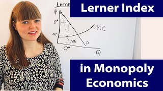 The Lerner Index in Monopoly Economics [upl. by Tallbott]