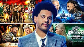 The Weeknd All WWE Wrestlemania Theme Songs [upl. by Airamat]