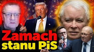 Zamach stanu PiS Płk Piotr Wroński o tym jak po wygranej Trumpa PiS będzie obalał rząd Tuska [upl. by Astraea203]