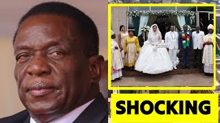 Zimbabwean President reacts after VP Constantino Chiwengas does this on his wedding Day [upl. by Nynahs466]